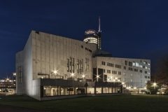 Aalto-Theater von der Philharmonie aus gesehen